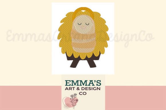A Professional Review of the Baby Jesus in Manger Embroidery Design