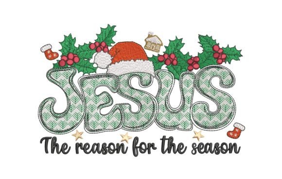 Jesus the Reason for the Season: A Heartfelt Embroidery Design