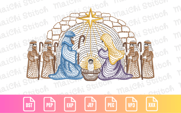 Nativity Scene Embroidery: A Designer's Hands-On Review