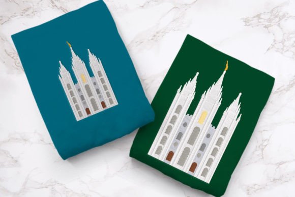 Review: LDS Salt Lake City Temple Embroidery Design