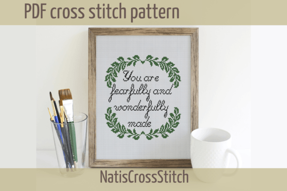 Review: Religious Cross Stitch Pattern Psalm 139